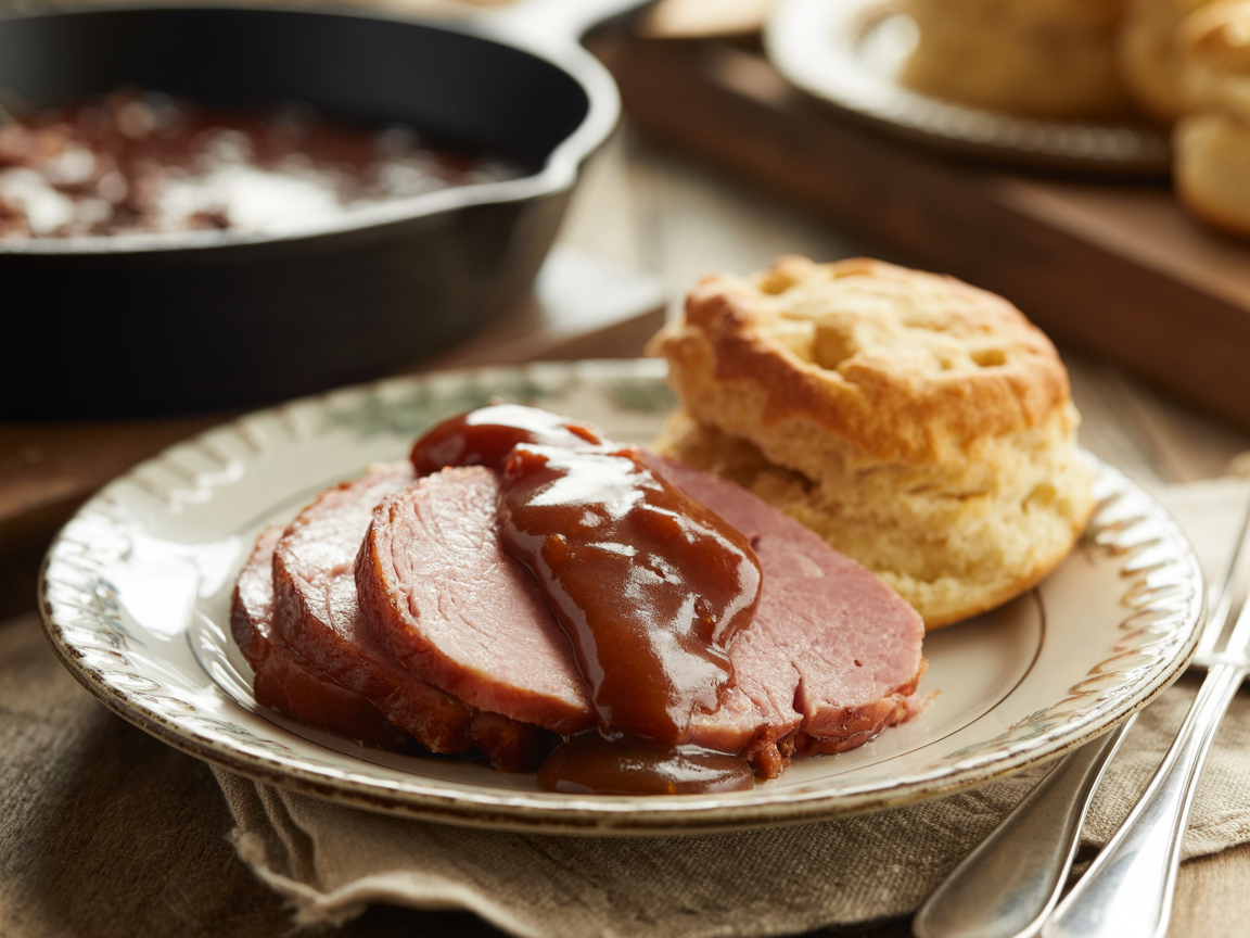 Country Ham and Red Eye Gravy
