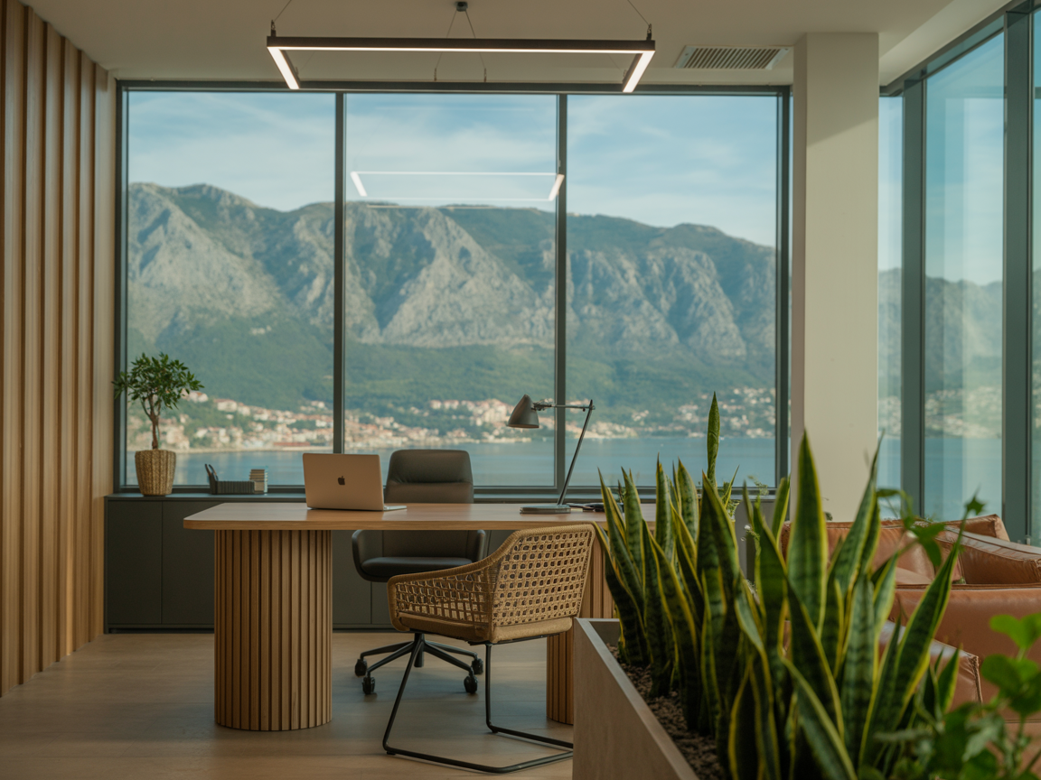 Modern office in Montenegro