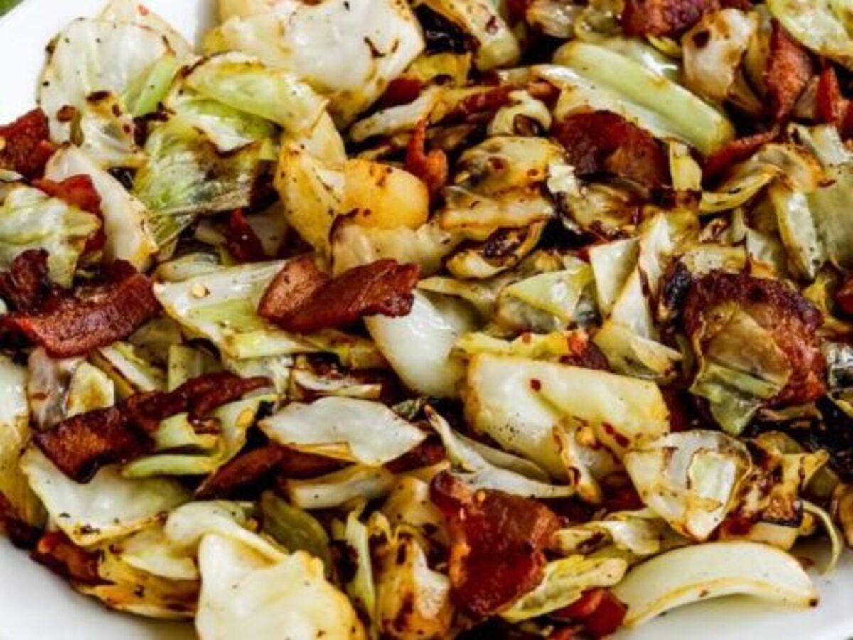 Fried Cabbage with Bacon