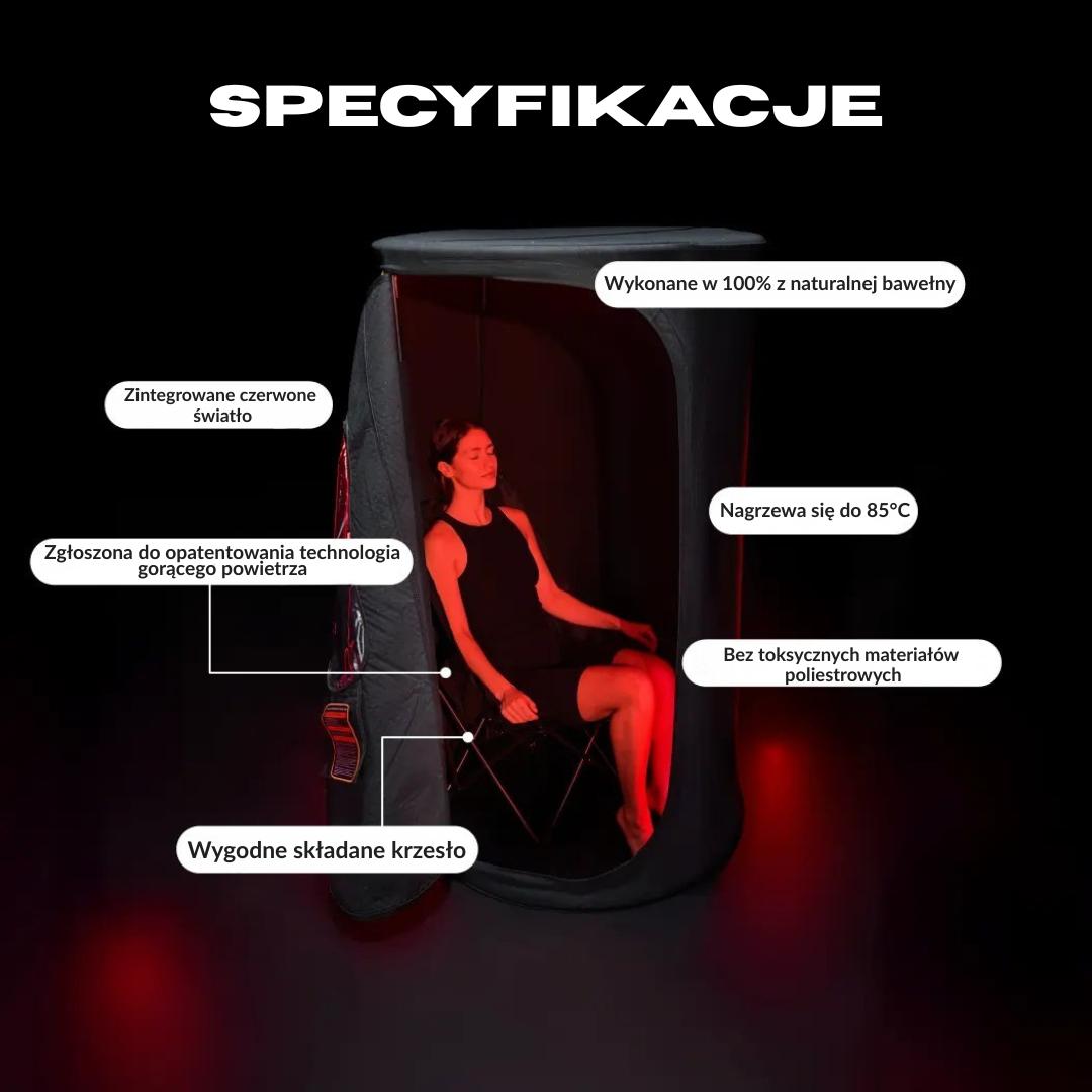 Specyfikacje sauny kapsułowej