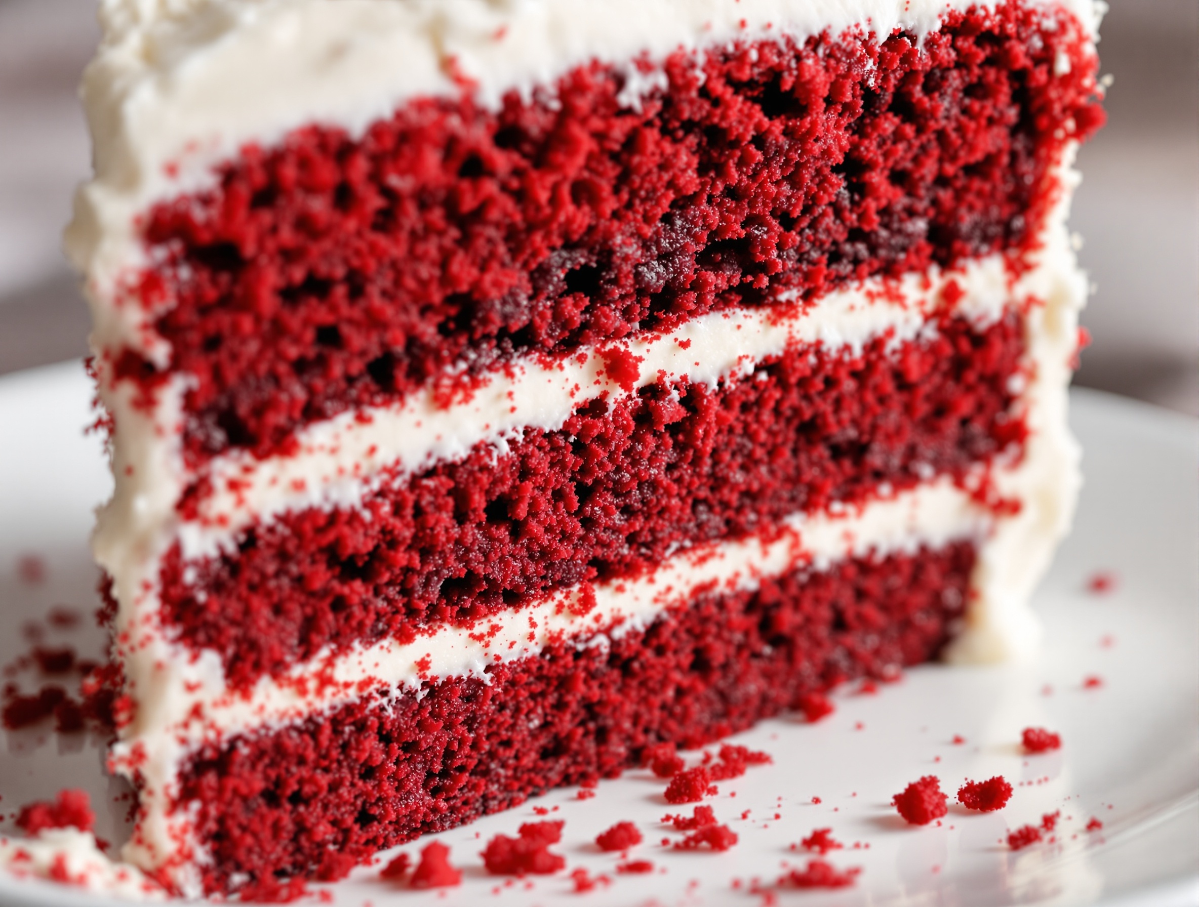 Red Velvet Cake with Cream Cheese Frosting