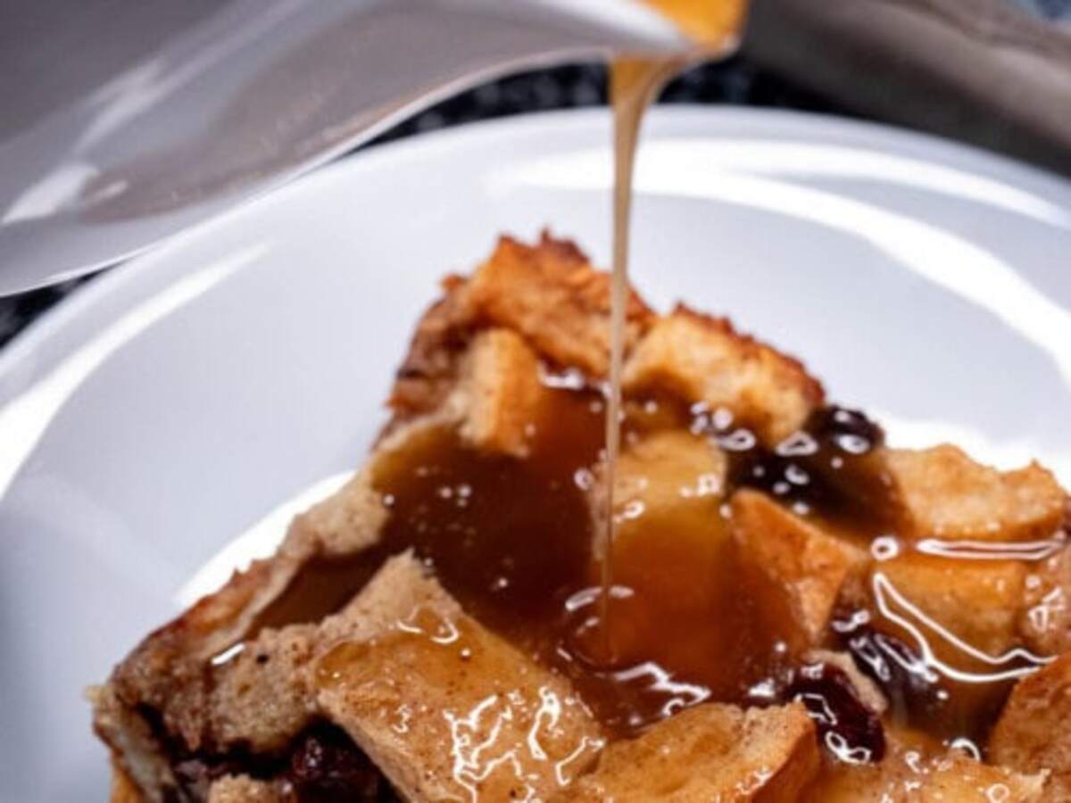 Bread Pudding with Bourbon Sauce