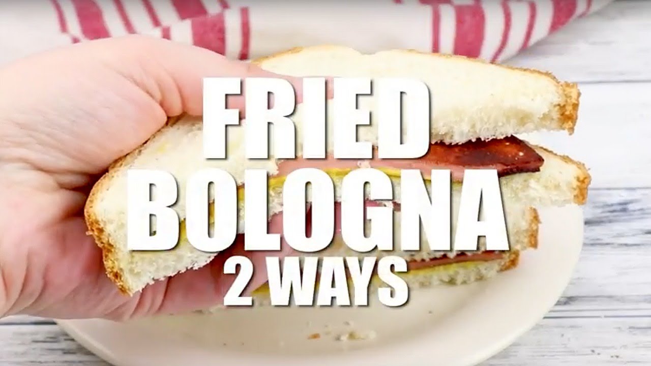 Fried Bologna Sandwiches