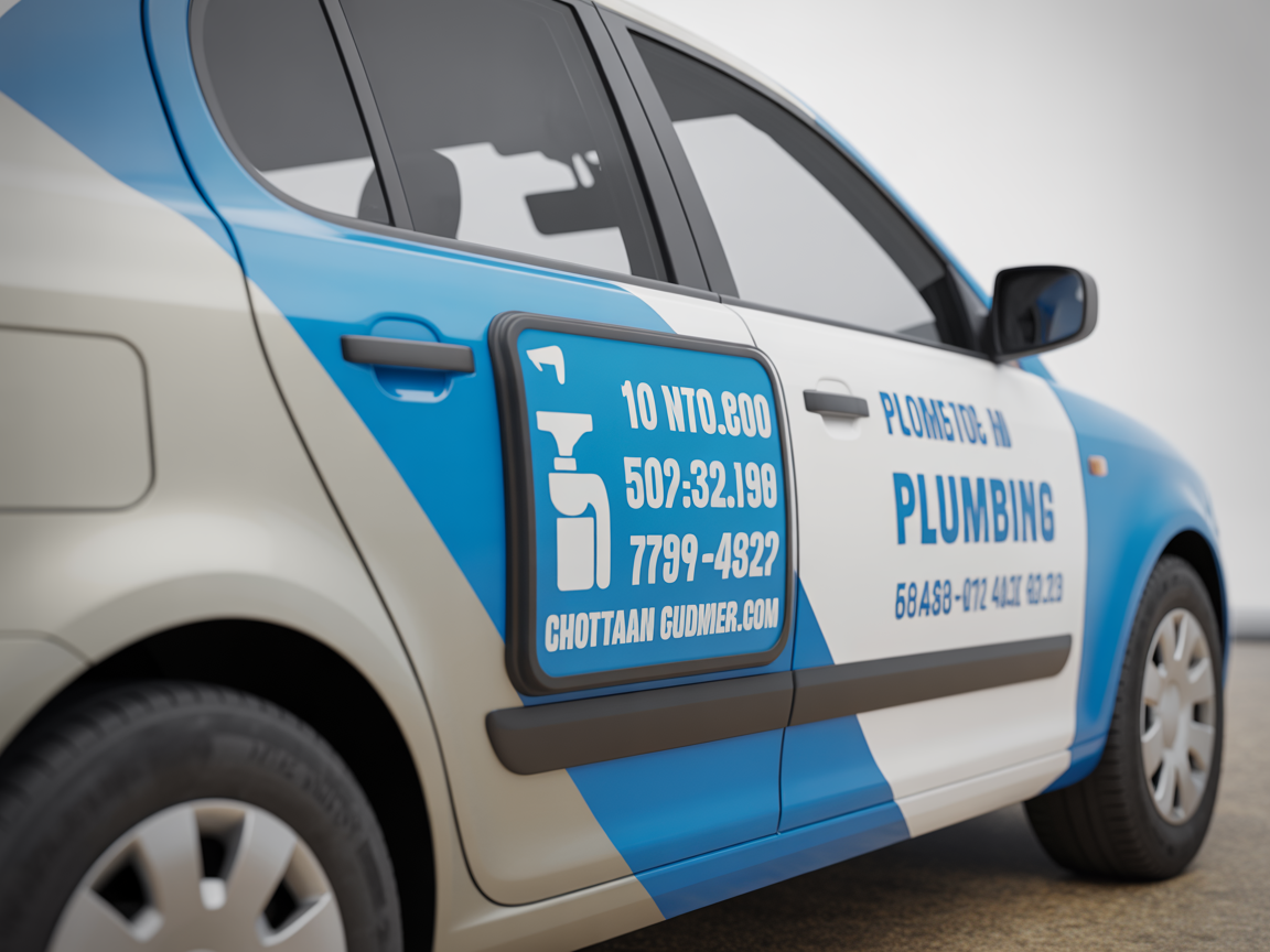 Tradesman Magnetic Signs background