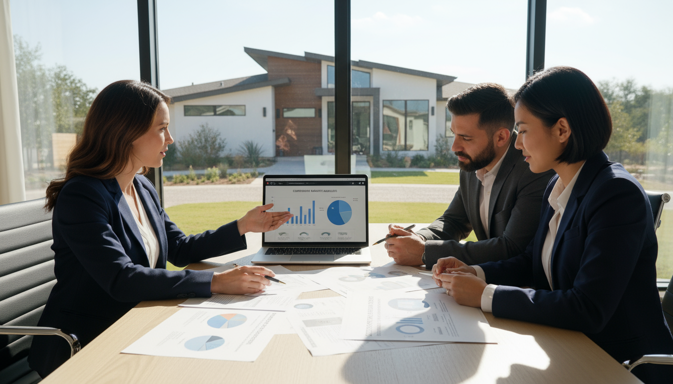 Realtor negotiating with seller to secure favorable terms