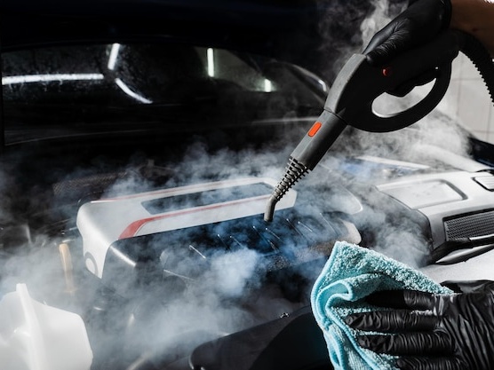 Engine Bay Steam Cleaning