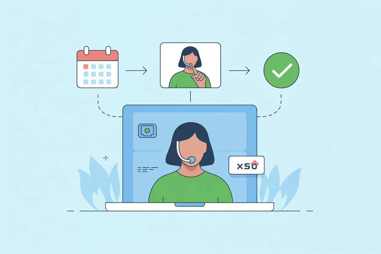 Processo de atendimento psicológico online e presencial