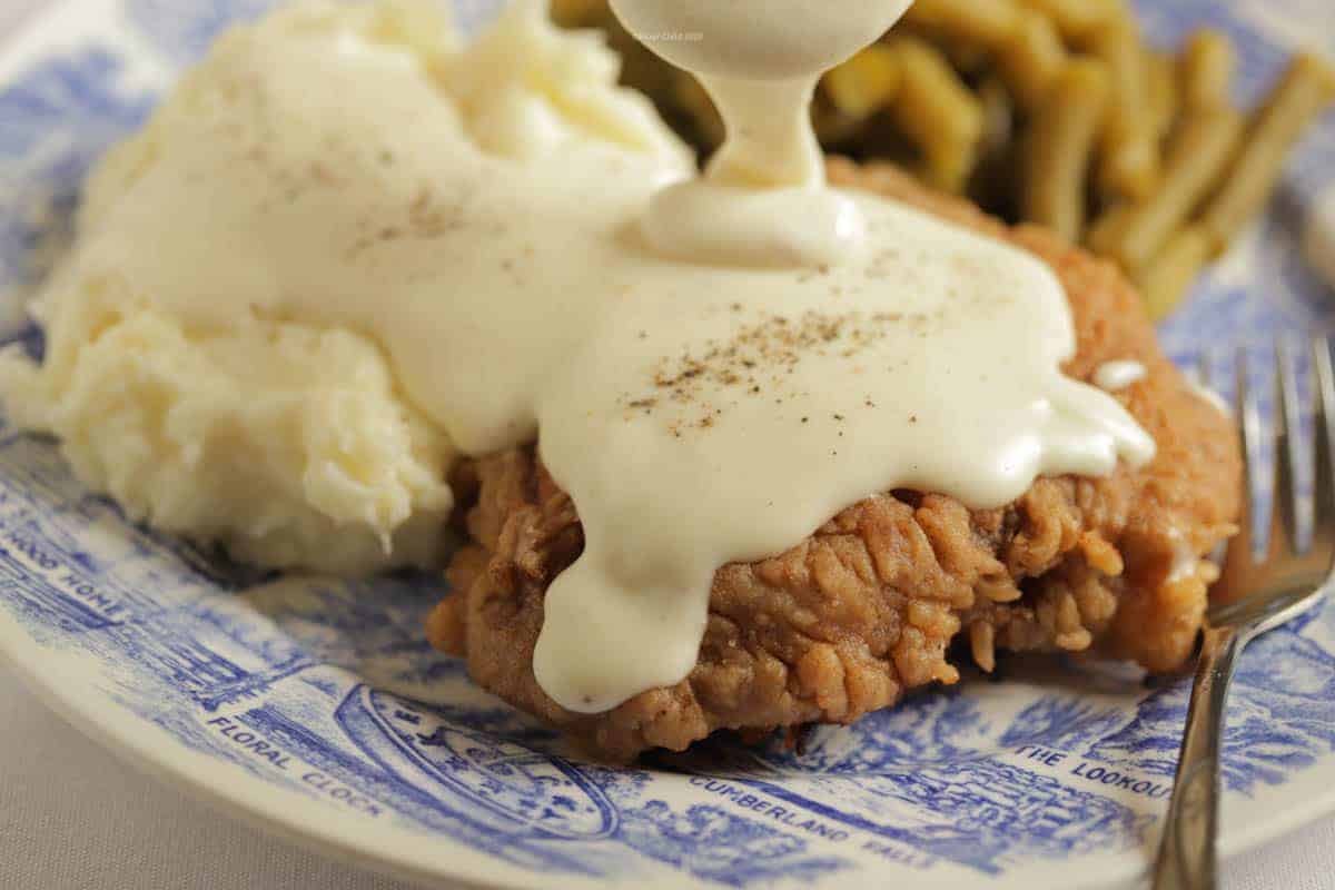 Country Fried Steak with White Gravy
