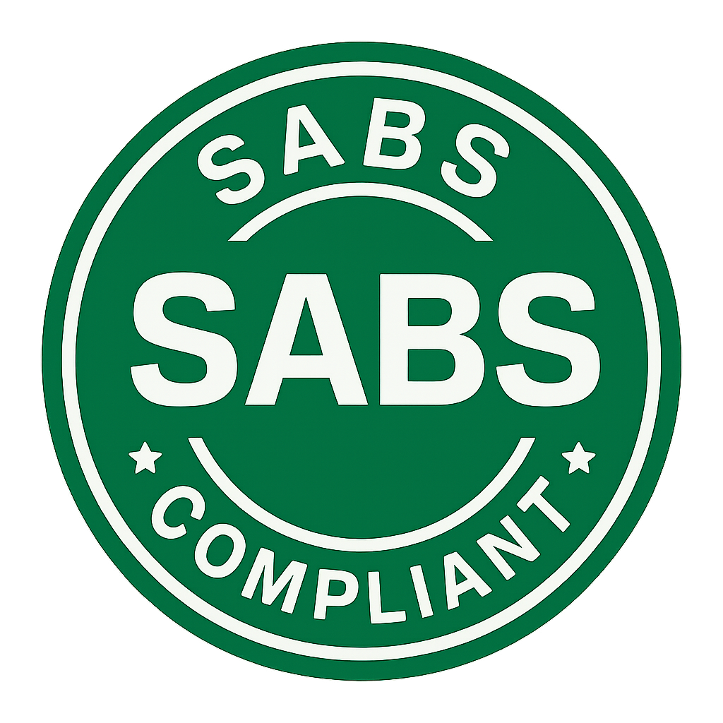 SABS SANS 10134:2016 Certified - Pool Safety Standards Trust Badge