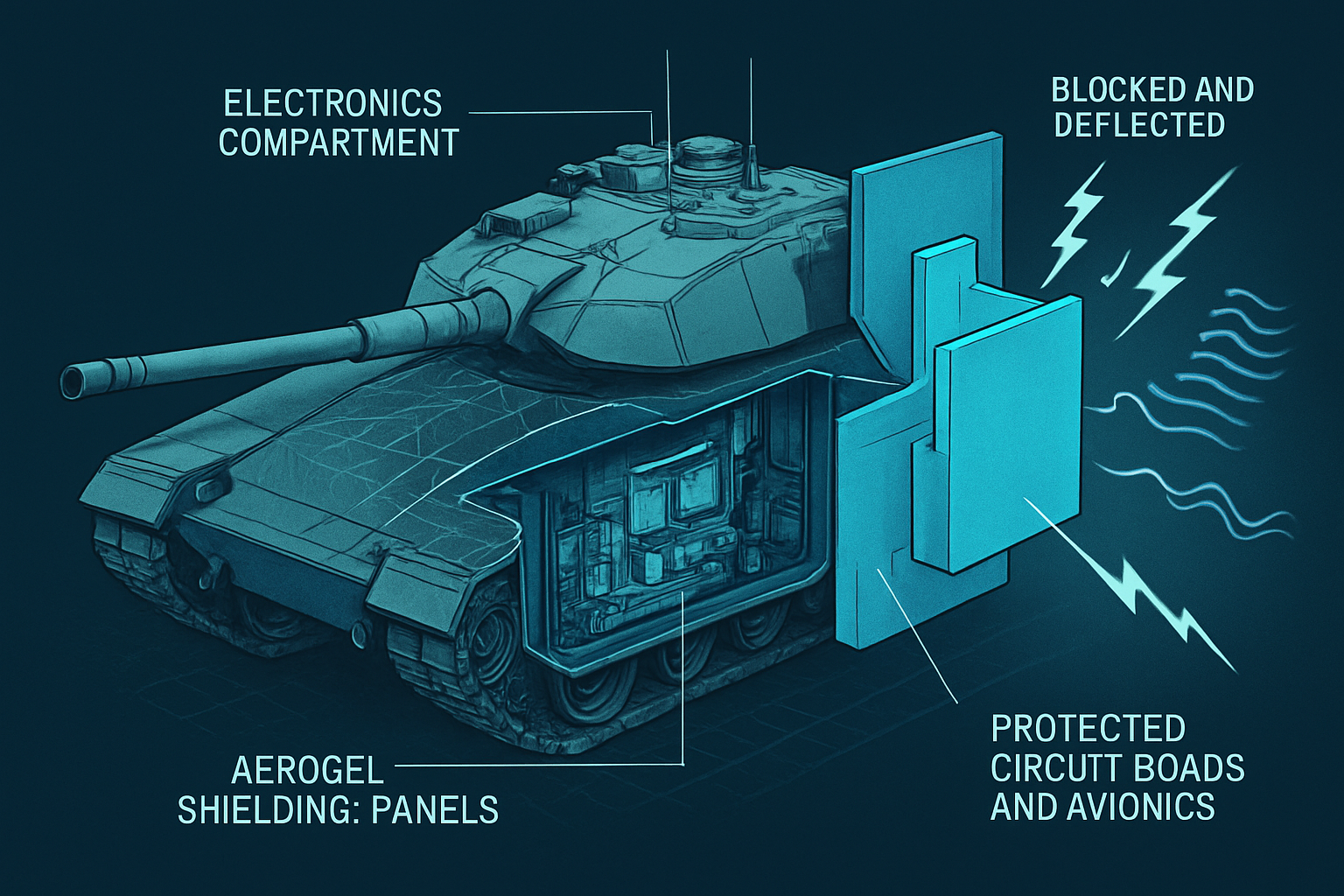 Tank Electronics EMI Shielding
