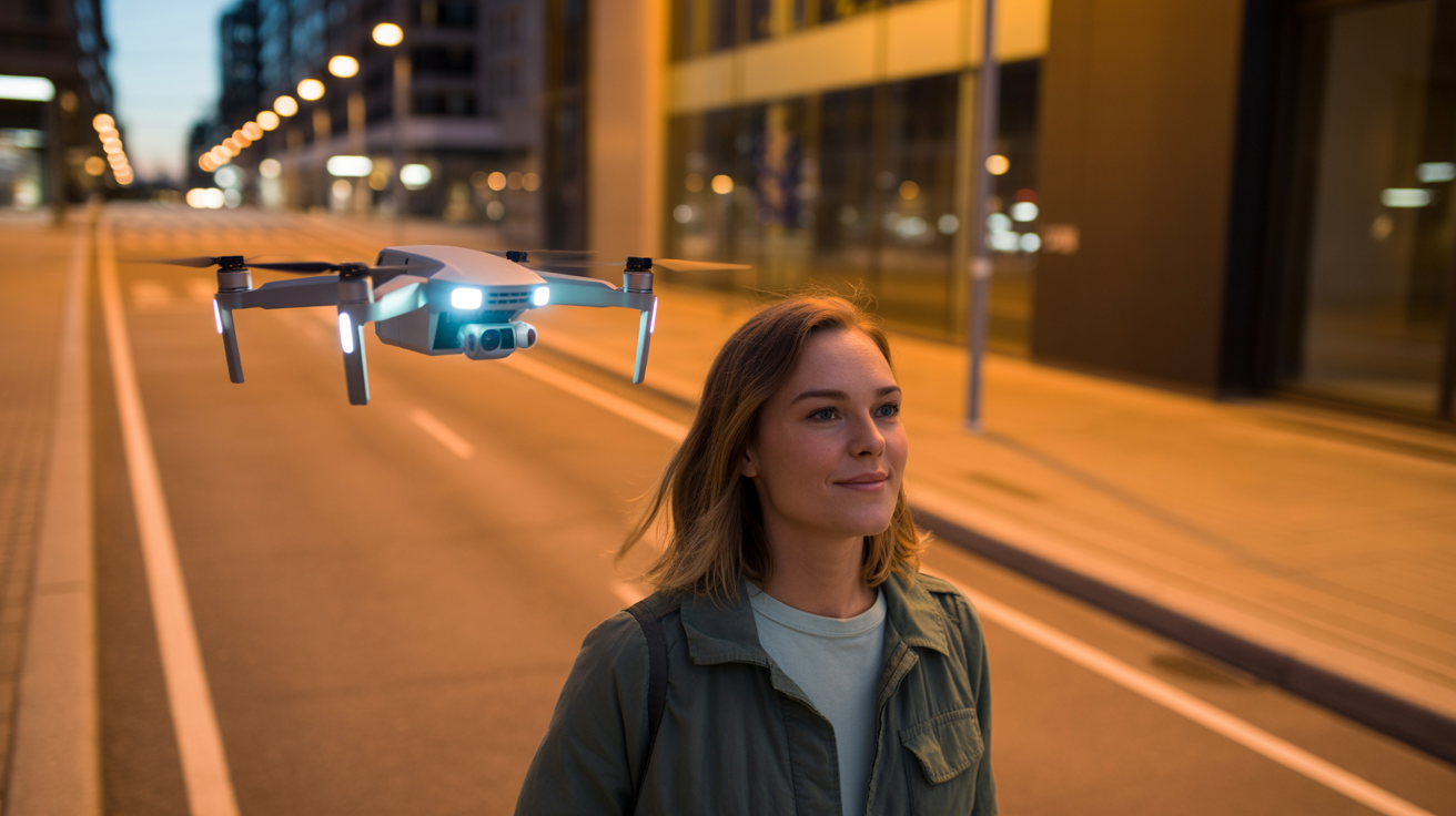 Ground-Level Drone Escort