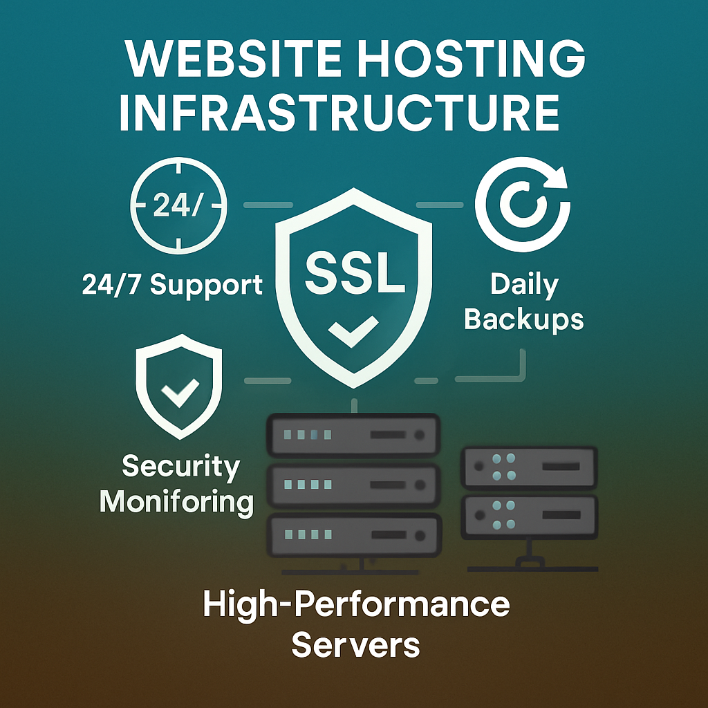 Website Hosting illustration