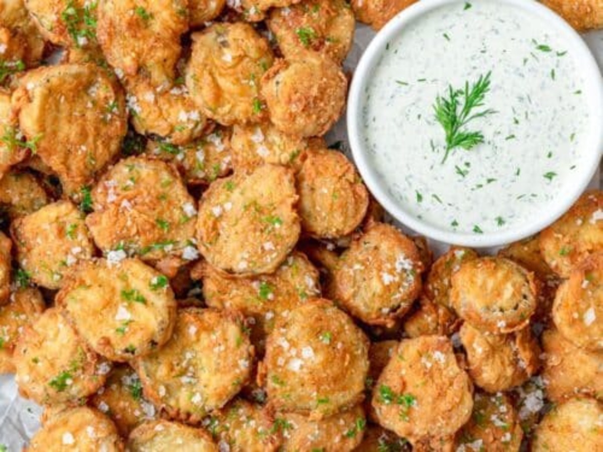 Fried Pickles with Ranch Dip